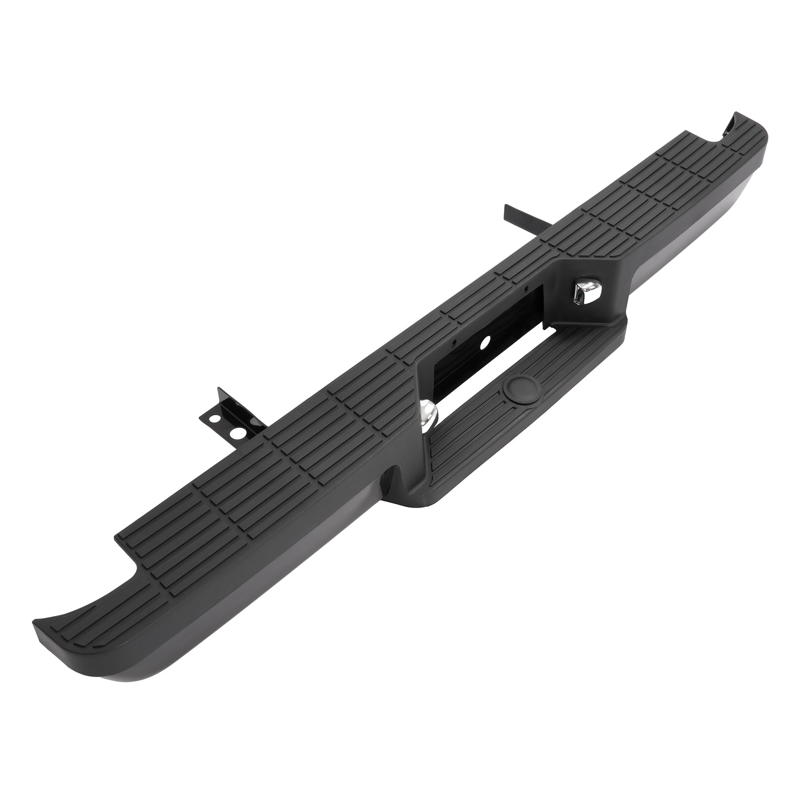 Solid Spare For Ford Ranger Styleside 1993-2011 Black Steel Rear Bumper Assembly Face Bar