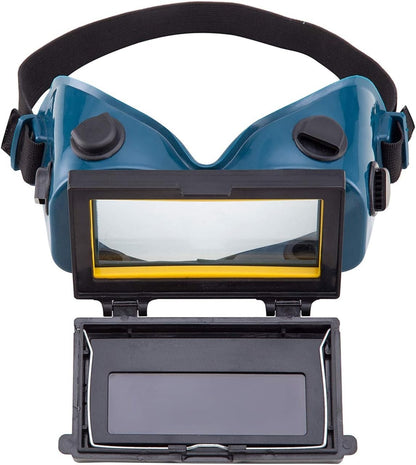Welding Glasses Auto Darkening Welder Goggles UV IR Reflection Solar Powered