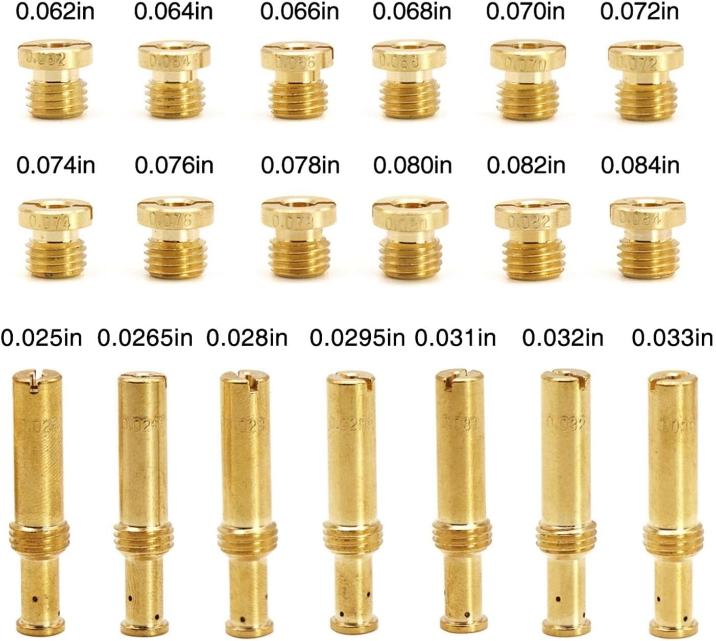 1 Set/19PCS Jet Assortment Kit For S&S Cycle Super B,E,G Carbs Carburetors