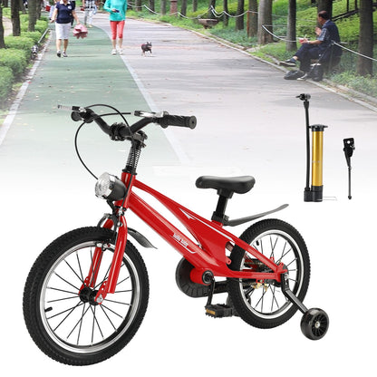 16 inches Magnesium alloy Kid's Bike Child Bicycle with auxiliary wheels