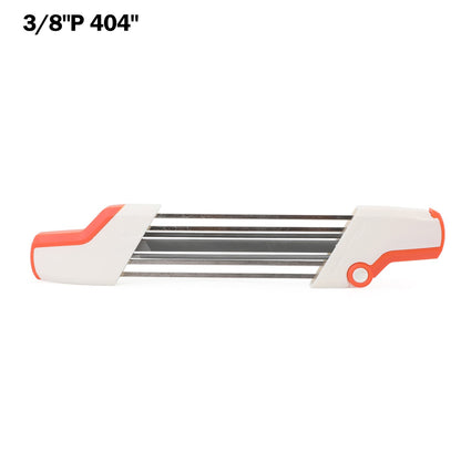 ??2 IN 1 Easy Chainsaw File Chain Sharpener Kits 7/32 5.5mm For Stihl 3/8"P 404"
