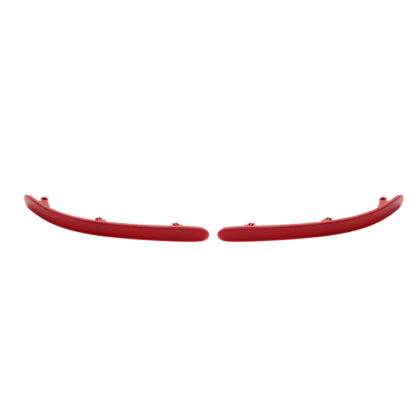 L+R Pair Rear Bumper Reflector W/ Red Lens No Light For VW Touareg 7L 2002-2010