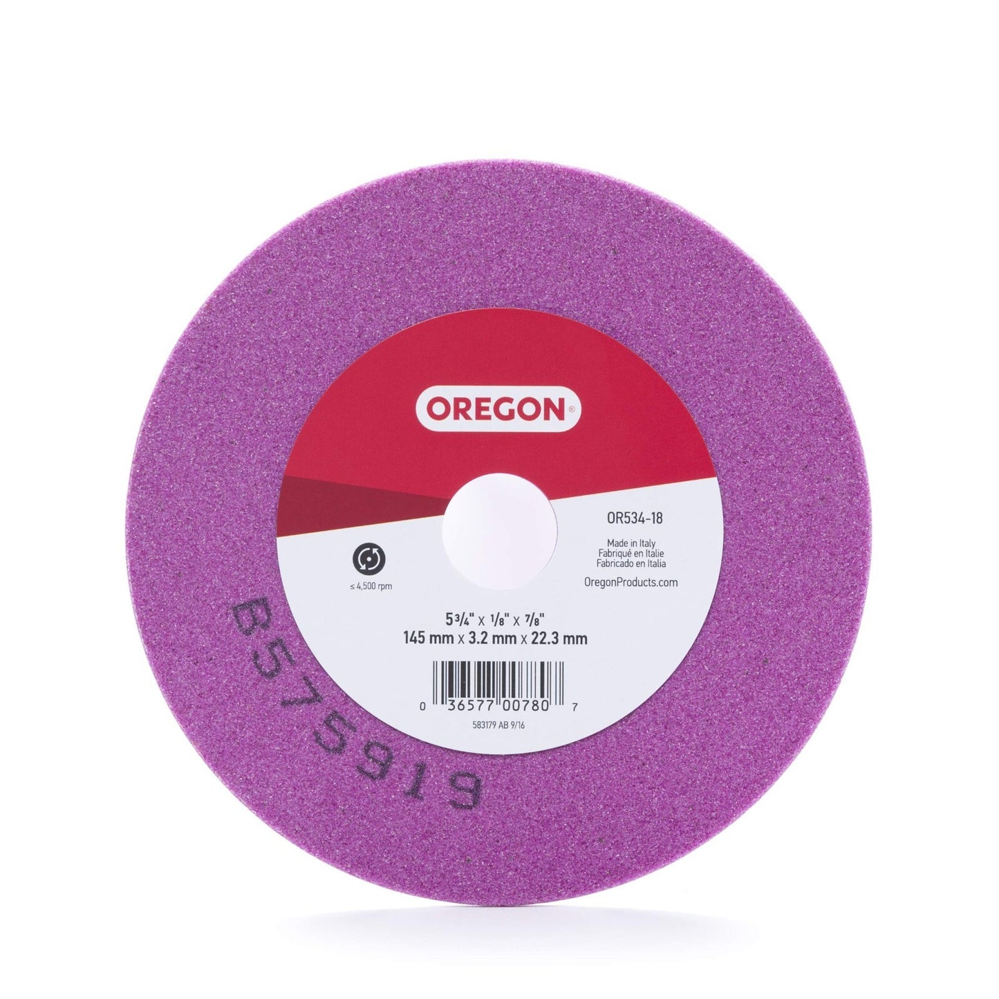 Solid Spare Oregon OR534-18A Grinding Wheel, 5-3/4-Inch by 1/8-Inch