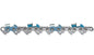 Solid Spare Oregon 20LGX074G PowerCut .325" Pitch, .050" Gauge Chainsaw Chain for 18" Bar