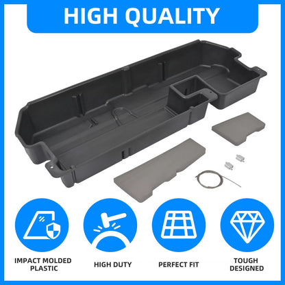 Solid Spare For Toyota Tundra Double Cab 2007-2021 Under Seat Storage Box