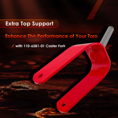 108-7851-01 Red Caster  Fork For Toro TimeCutter 74360 74363 Zero Turn Mower