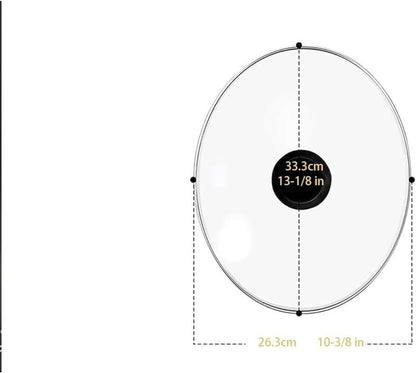 Solid Spare EFP Glass Lid for Rival Crock Pot 8 Quart SCV800 SCV803 Slow Cooker Oval Lid
