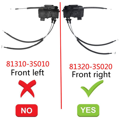 Door Lock Latch Actuator for Hyundai Sonata 2011-2015 Front Right Side Passenger