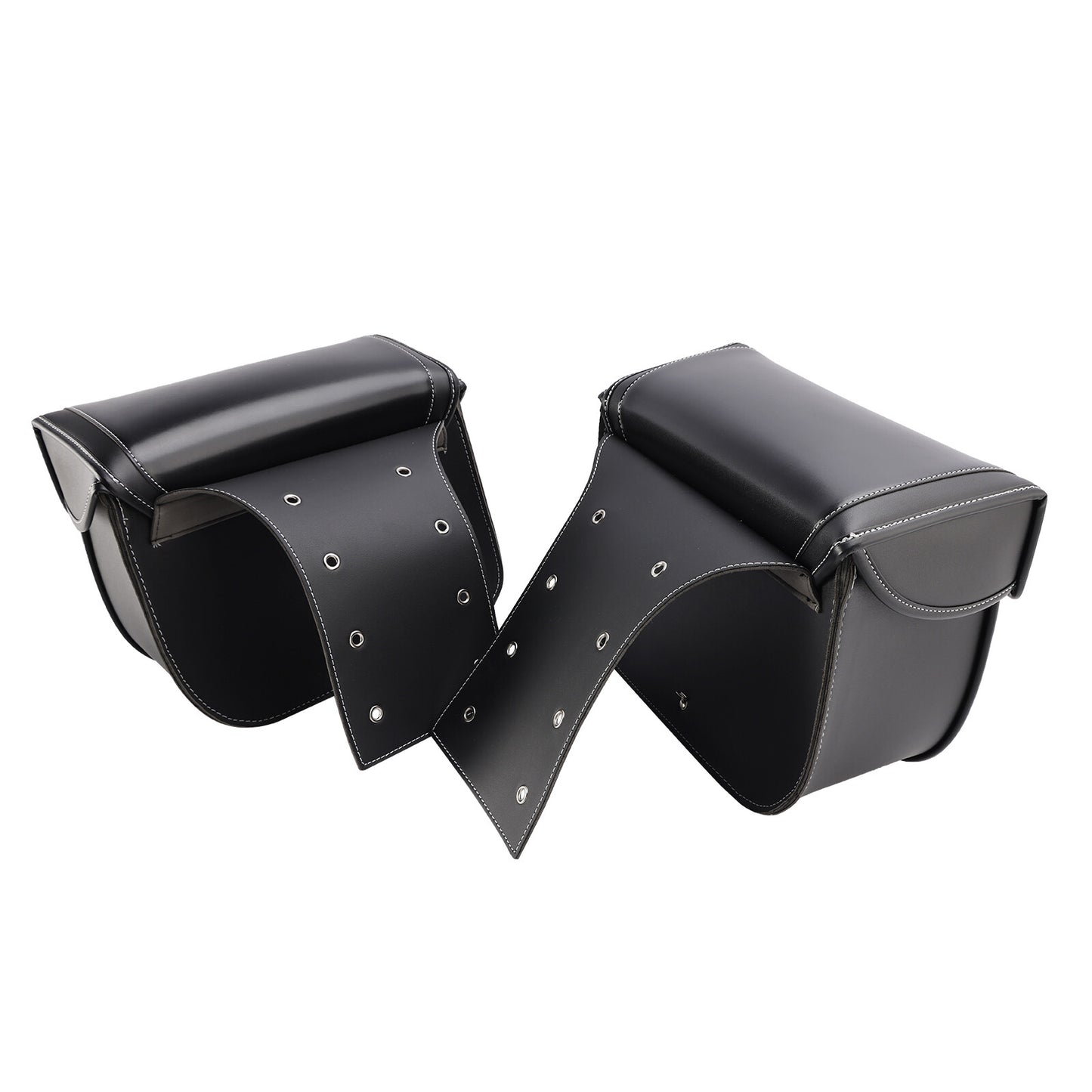 Tail Bag Side Saddlebag Tail Bag Luggage Pouch Storage Black 28L For Motorbike