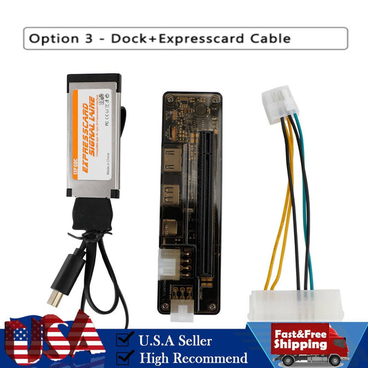 Solid Spare V8.5 EXP GDC PCIe PCI-E PCI Laptop External Independent Video Card Dock