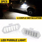 LED Side Mirror Puddle Lights For 03-06 Escalade Silverado Suburban Tahoe Sierra