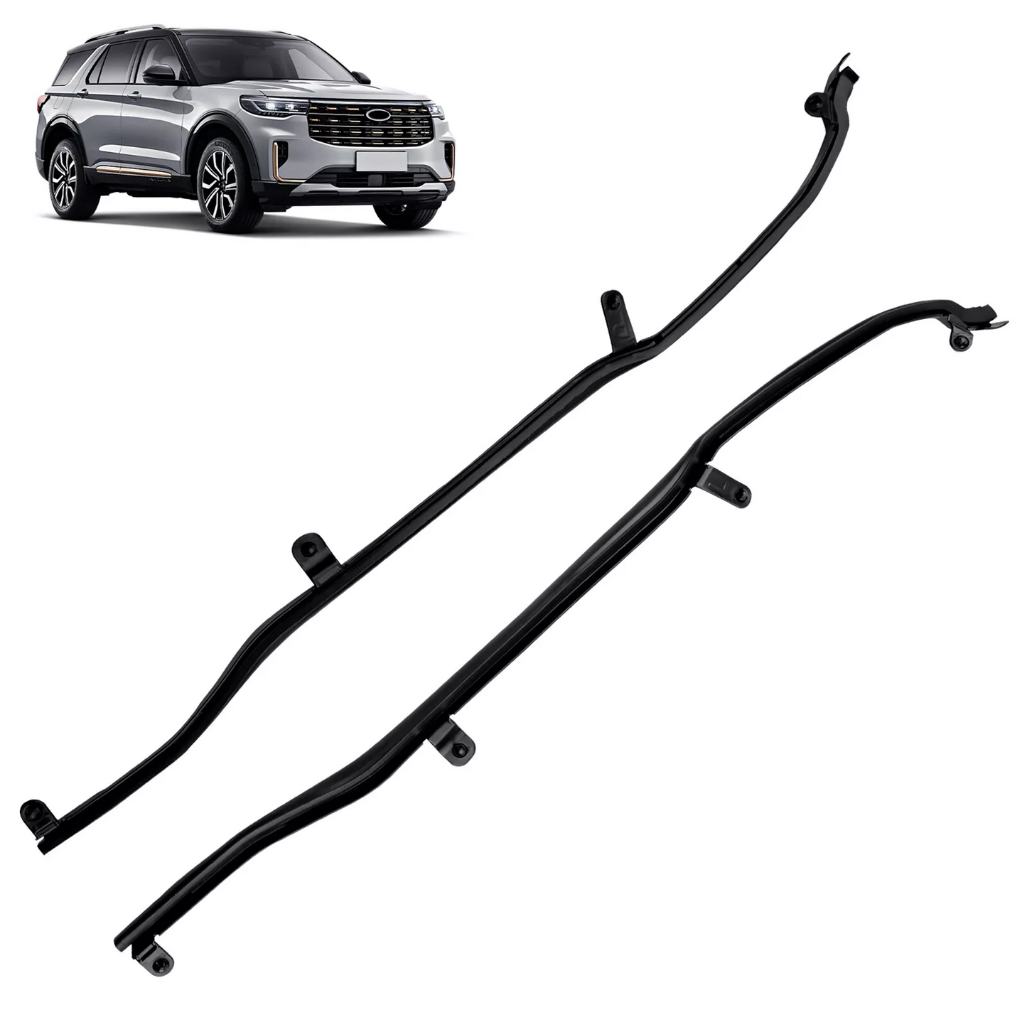 Door Weatherstrip Seal LH RH For 11-19 Ford Explorer BB5Z7825324B BB5Z7825325B