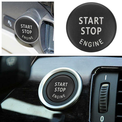Black Start Stop Engine Button Switch Cover For BMW 540i 525i 528i 530i 535i