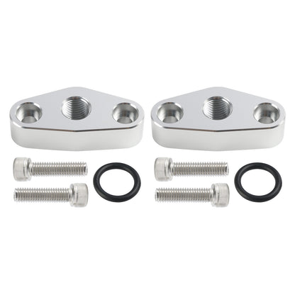 2 Pack Oil Pressure Sensor Adapter Plate M16 x 1.5 551623 For Chevy LS