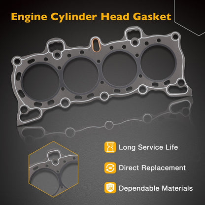 HS9123PT MLS Cylinder Head Gasket Set For 88-95 Honda Civic CRX 1.5L 1.6L CS9123