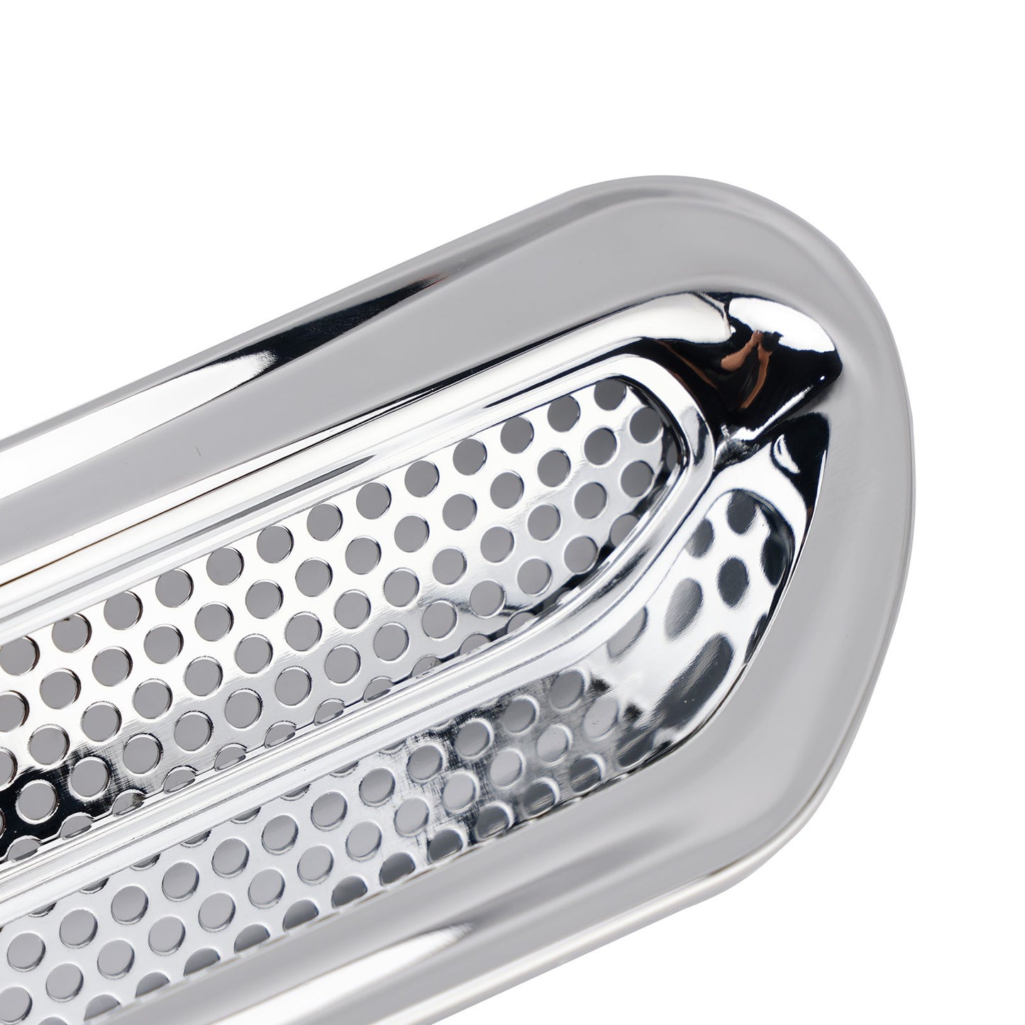 Front Fairing Air Vent Trim For Touring Street Glide Electra Glide 14-2024Chrome
