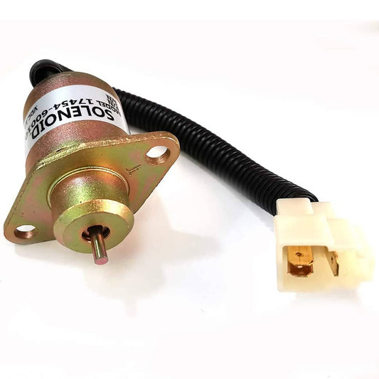 Solid Spare Fuel shutoff solenoid for JLG Lift 7023161 Kubota D905 Engine 12V