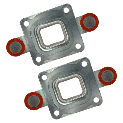 Exhaust Elbow Riser Dry Joint Gasket Closed for MerCruiser 27-864549A02 (2pk)