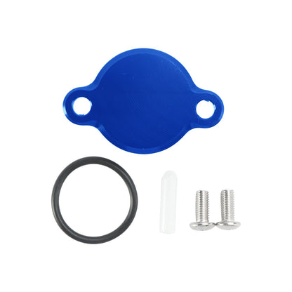 Oil Injection Pump Delete Block Off Plug For YAMAHA PW50 PW80 ALL Blue
