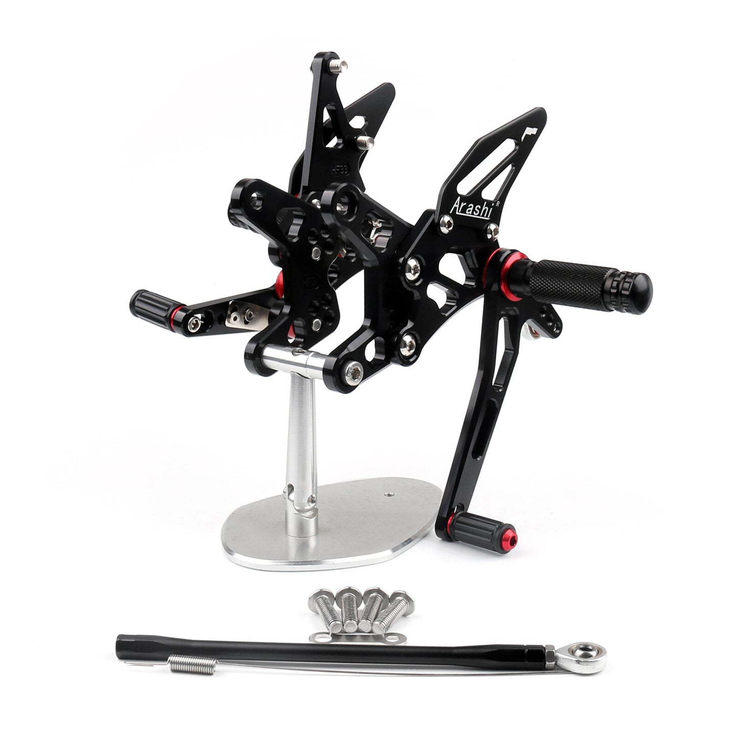 Rearset Rear set Foot pegs Fits for Kawasaki ZX6R ZX 6R 2007-2008 Black