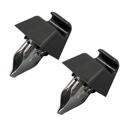 1Pair Front Sun Visor Holder Clips Black 13187128 Fit For Pontiac G8 2008-2009