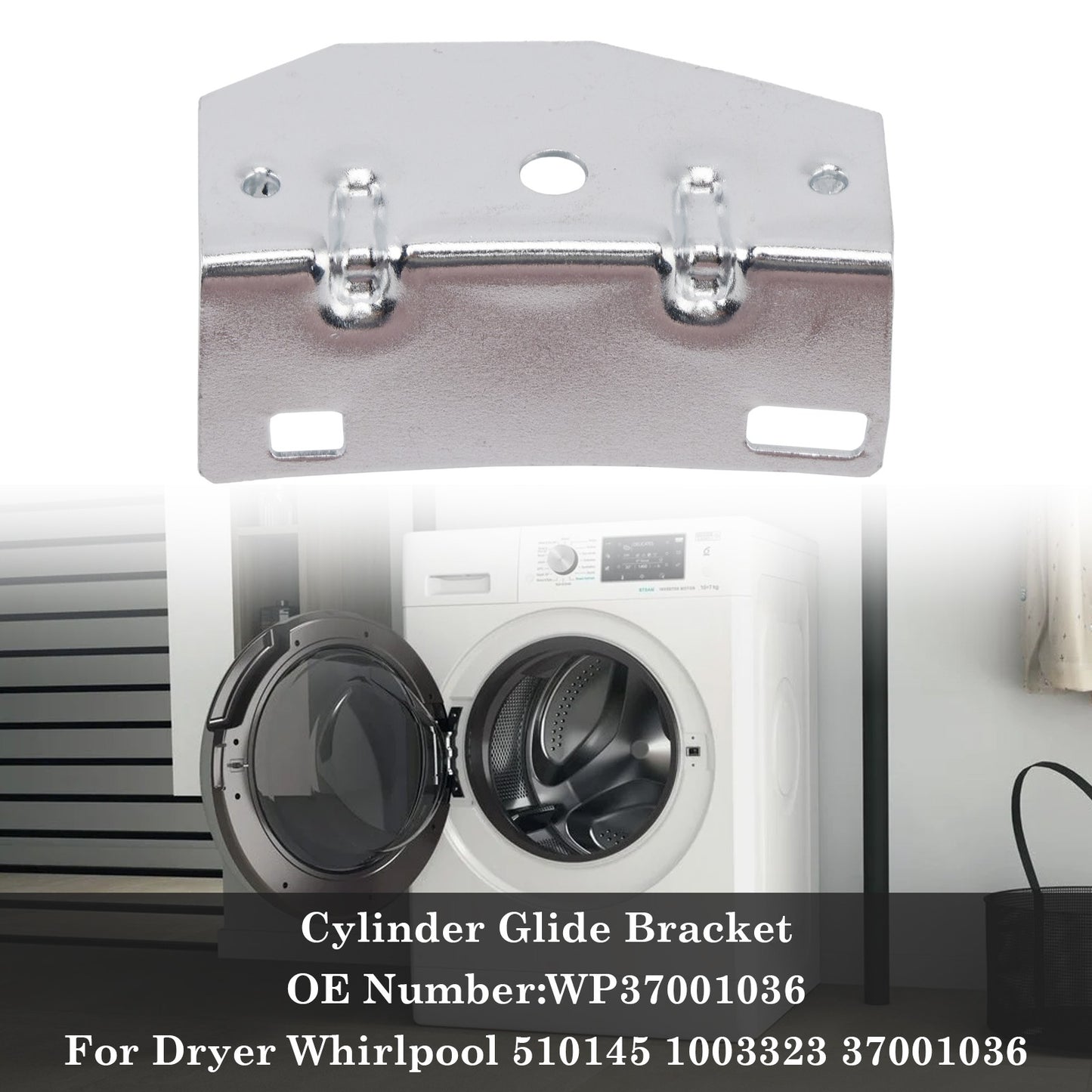 Cylinder Glide Bracket WP37001036 For Dryer  510145 1003323 37001036