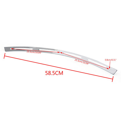 Chrome Slotted Batwing Windshield Trim For Touring Electra Street Tri Glide
