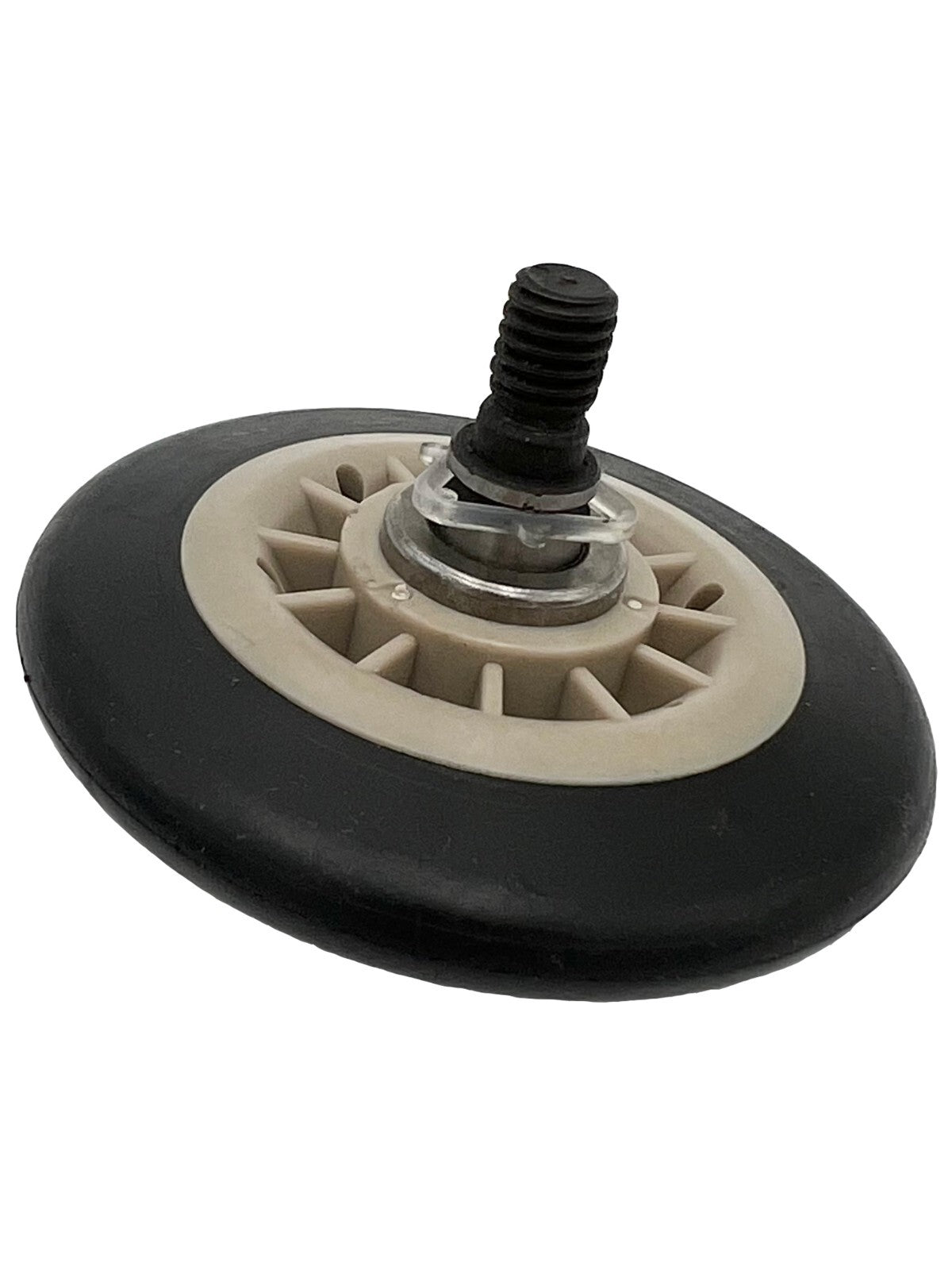 Solid Spare ERP 134715900 Dryer Drum Roller Wheel and Shaft Replaces Electrolux Frigidaire