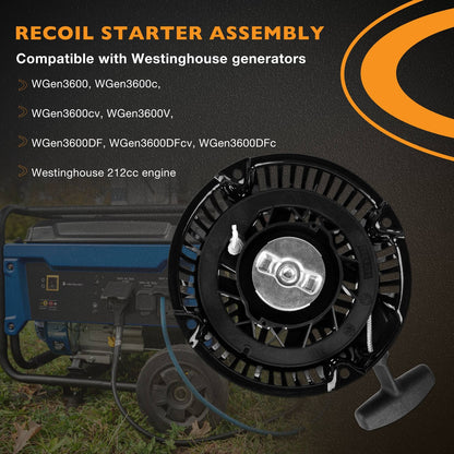 Recoil Starter Assy For Westinghouse WPX2700 WPX3200 3400 Pressure Washer 212cc