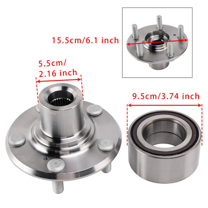 Front Wheel Hub & Bearing 44300-SJC-A01 For Honda Ridgeline 2006-2014