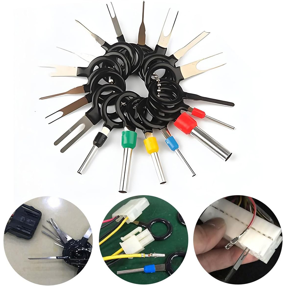 739Pcs Automotive Electrical Connector Pins Kit Terminal Removal Tool Wire Seals