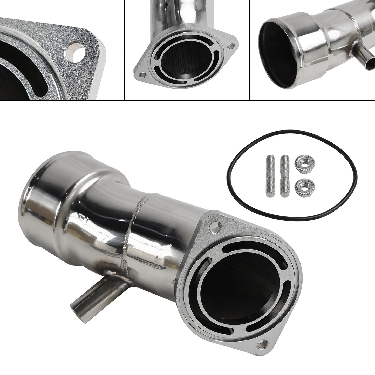 Stainless Steel 3.5 Inch Intake Horn for GM 6.6L Duramax 2020-2022 L5P