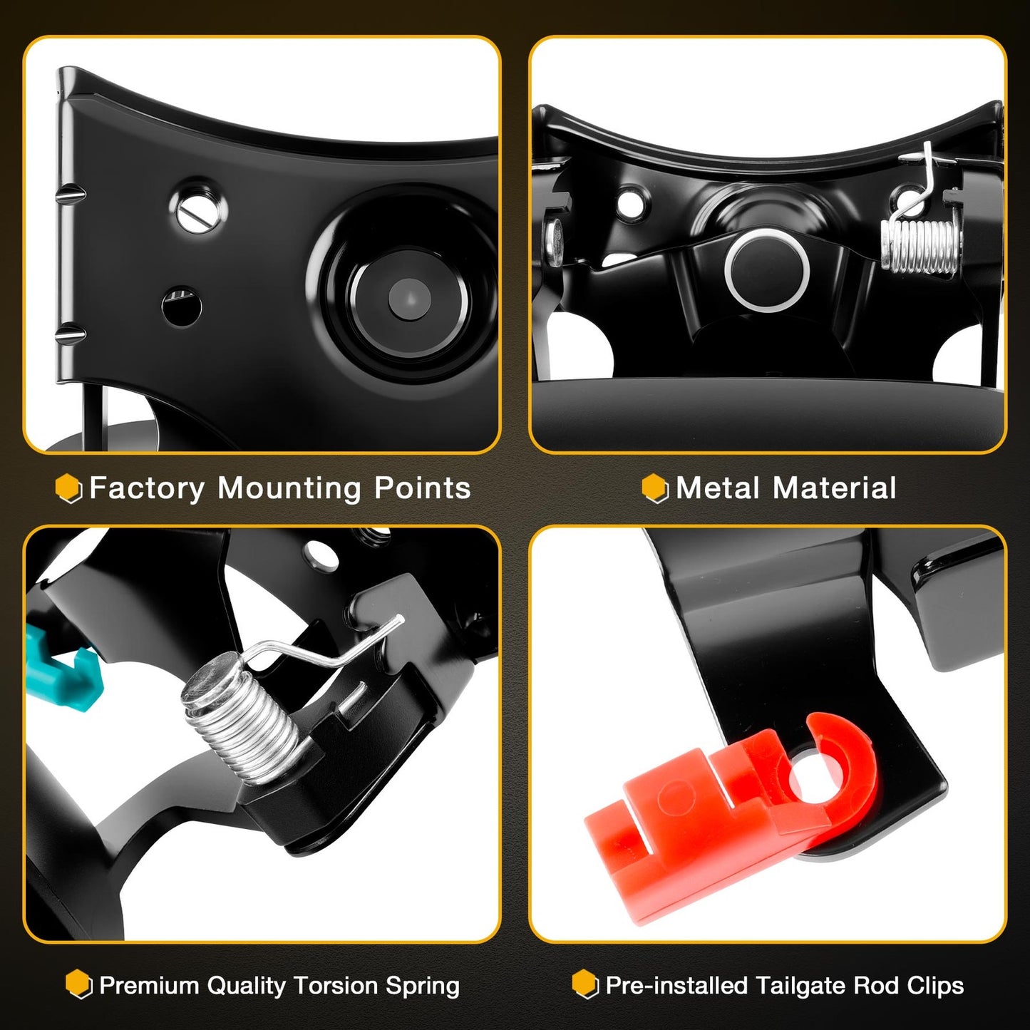 Upgrade Metal Tailgate Handle Backup Camera For 99-07 Chevy Silverado GMC Sierra