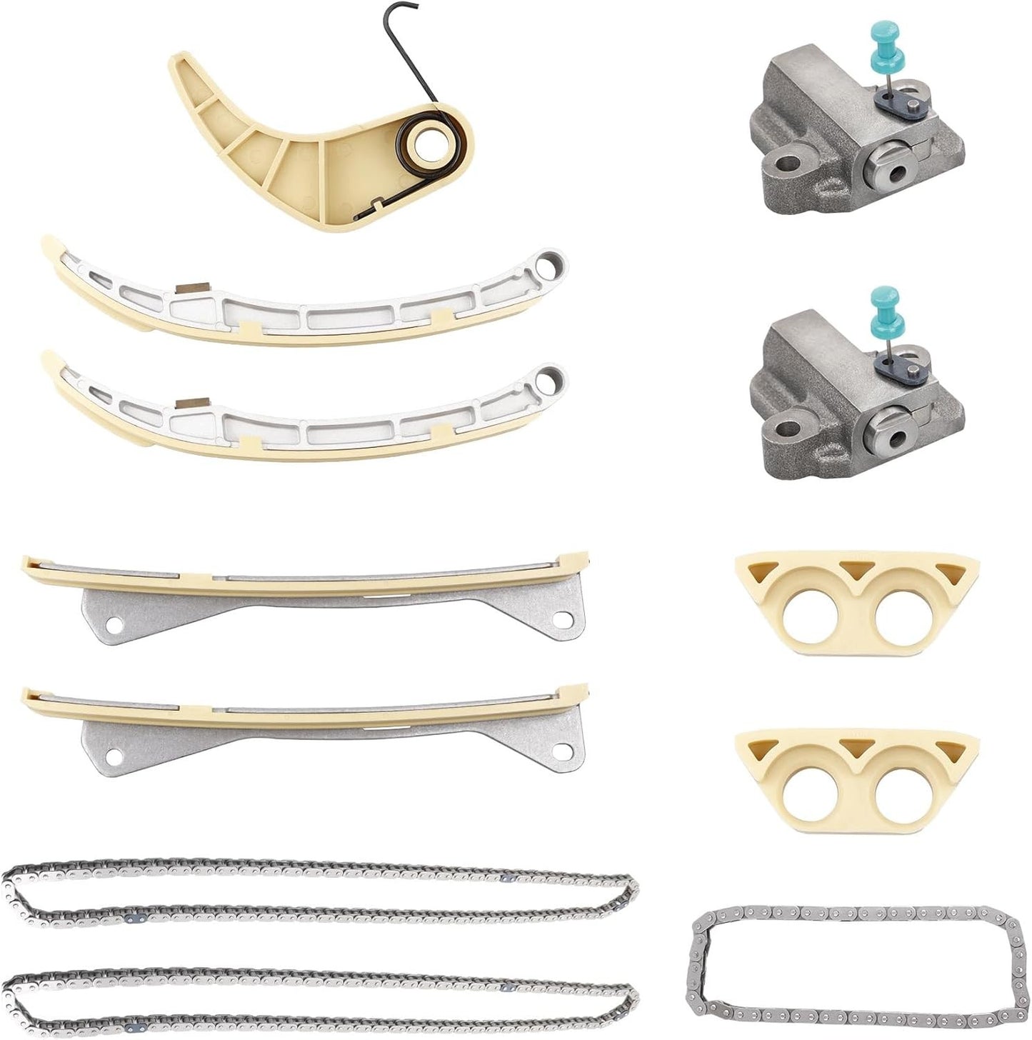 Engine Timing Chain Kit For 2009-22 Hyundai Santa Fe Sorento Azera Kia 3.3L 3.8L