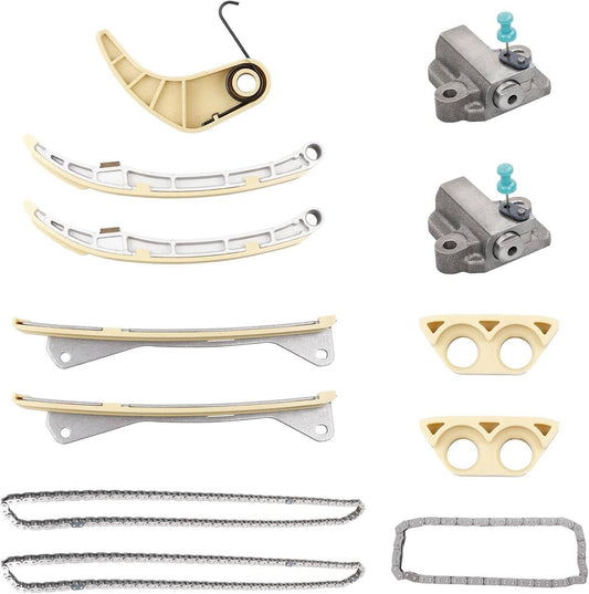 Solid Spare Engine Timing Chain Kit For 2009-22 Hyundai Santa Fe Sorento Azera Kia 3.3L 3.8L
