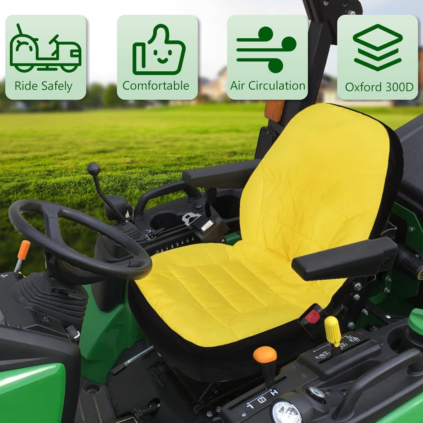 LP68694 Waterproof Tractors Seat Cover for John Deere 1025R & 2025R