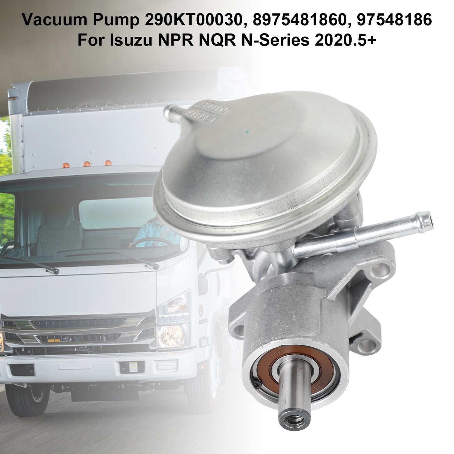 New Vacuum Pump 290KT00030 For Iuzu NQR NRR 6.0L 1995-2017 8975481860 97548186