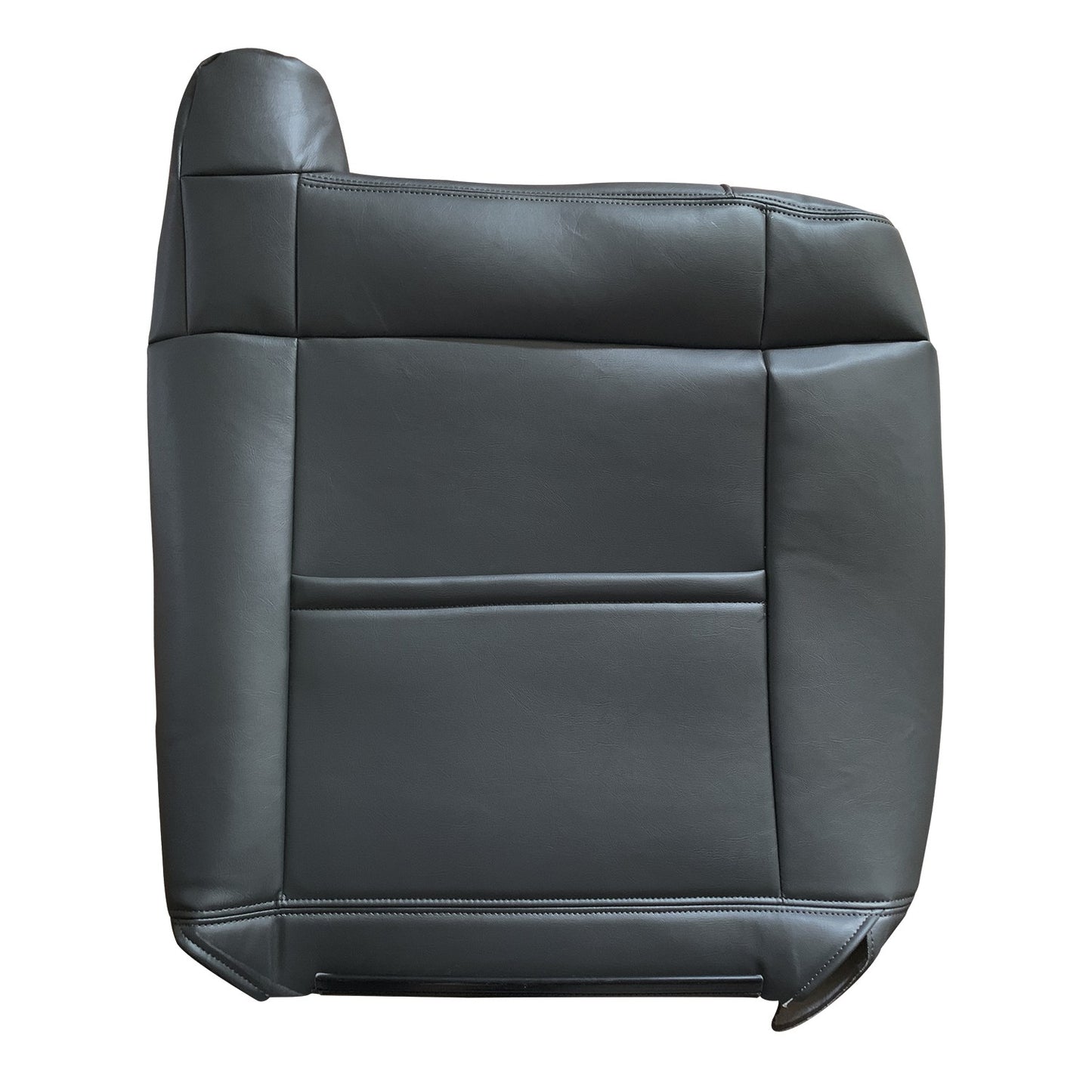 Driver & Passenger Leather seat cover Black For 1999 - 2002 Silverado GMC Sierra