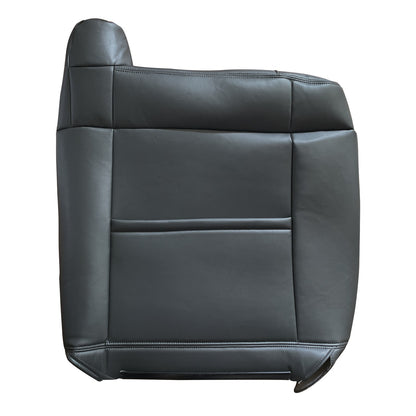 Driver & Passenger Leather seat cover Black For 1999 - 2002 Silverado GMC Sierra