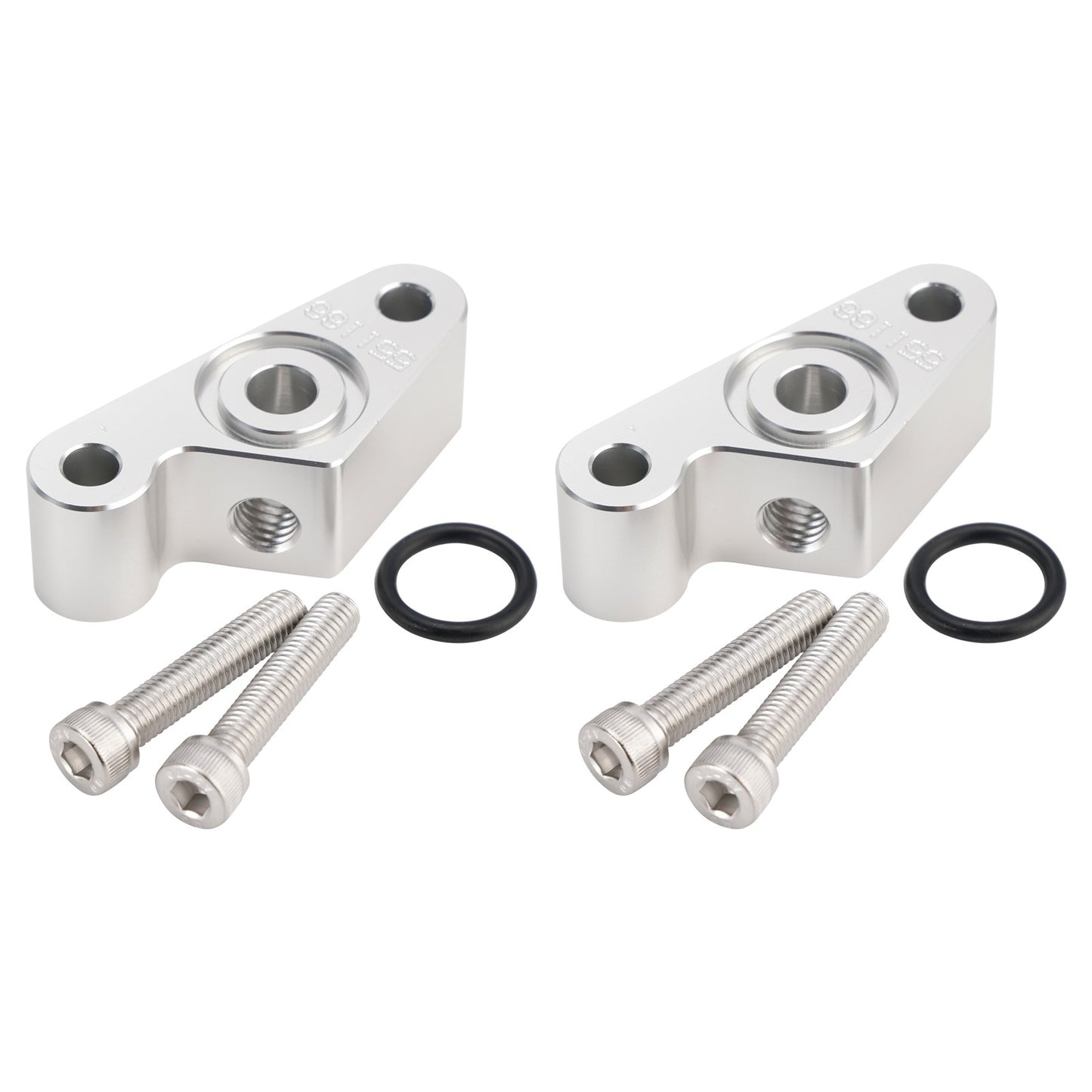 2 Pack Oil Pressure Sensor Adapter Port 551166 For Gen 5 Lt Valley Pan  M12-1.75
