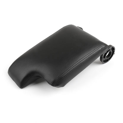 Leather Armrest Center Console Lid Cover For BMW E46 3 Series 98-06 Black USA