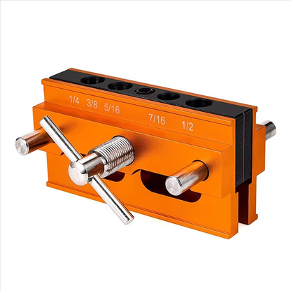 Self Centering Doweling Jig Kit Drill Jig for Straight Holes With 6 Drill Guide