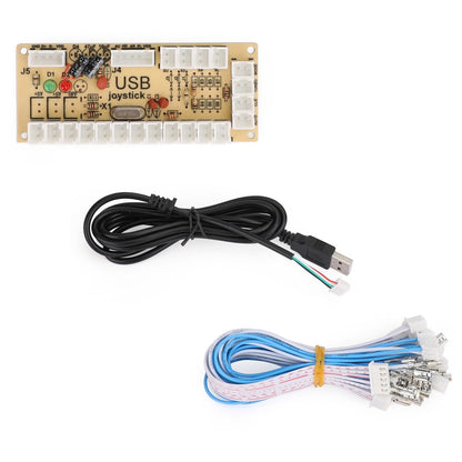 Zero Delay Arcade USB Encoder PC to Joystick to Joystick Fit for PC Games NEW