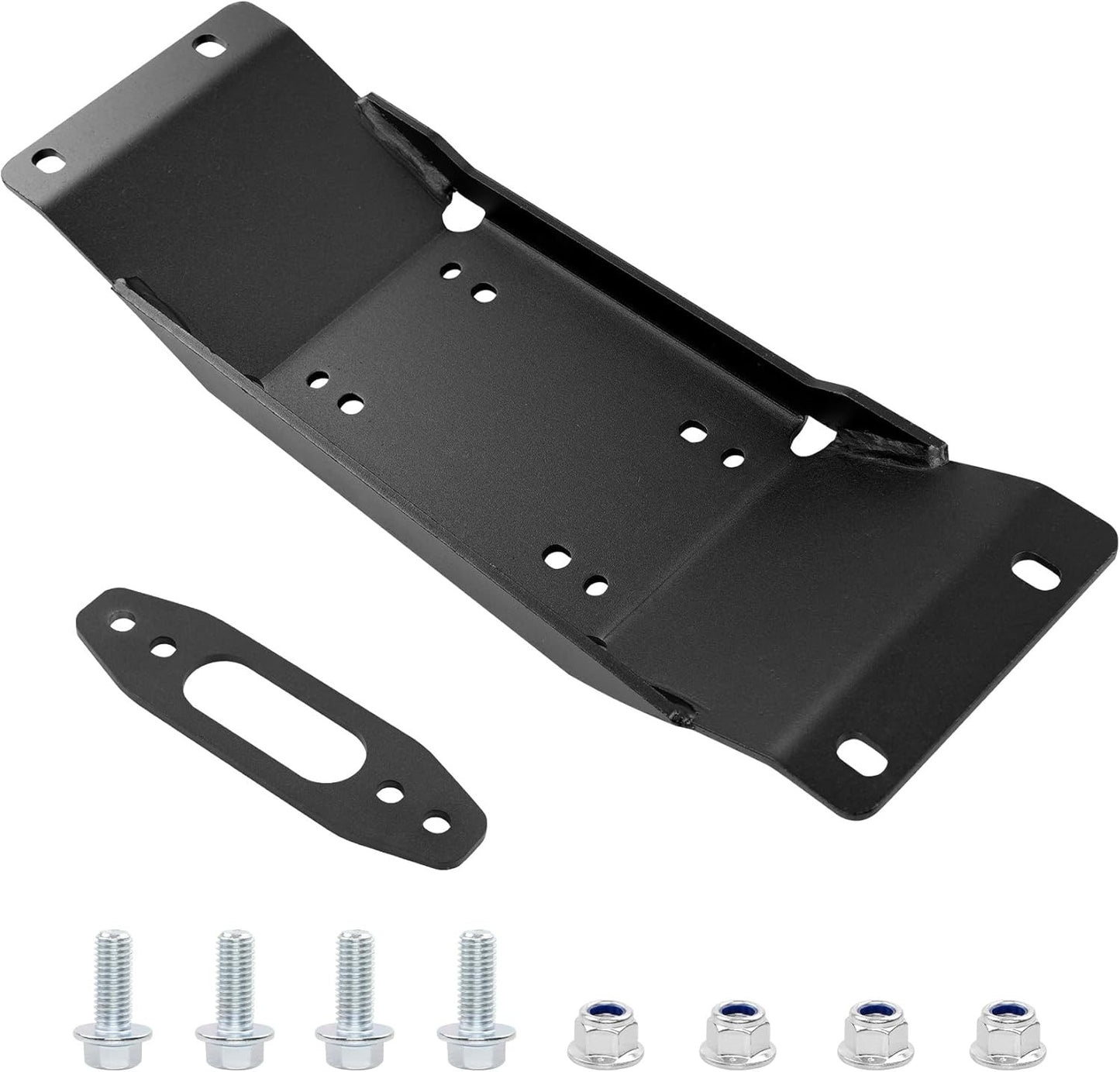 Trailer Winch Mount Plate Bracket Set Fit 2022-2025 Polaris Ranger Midsize 570