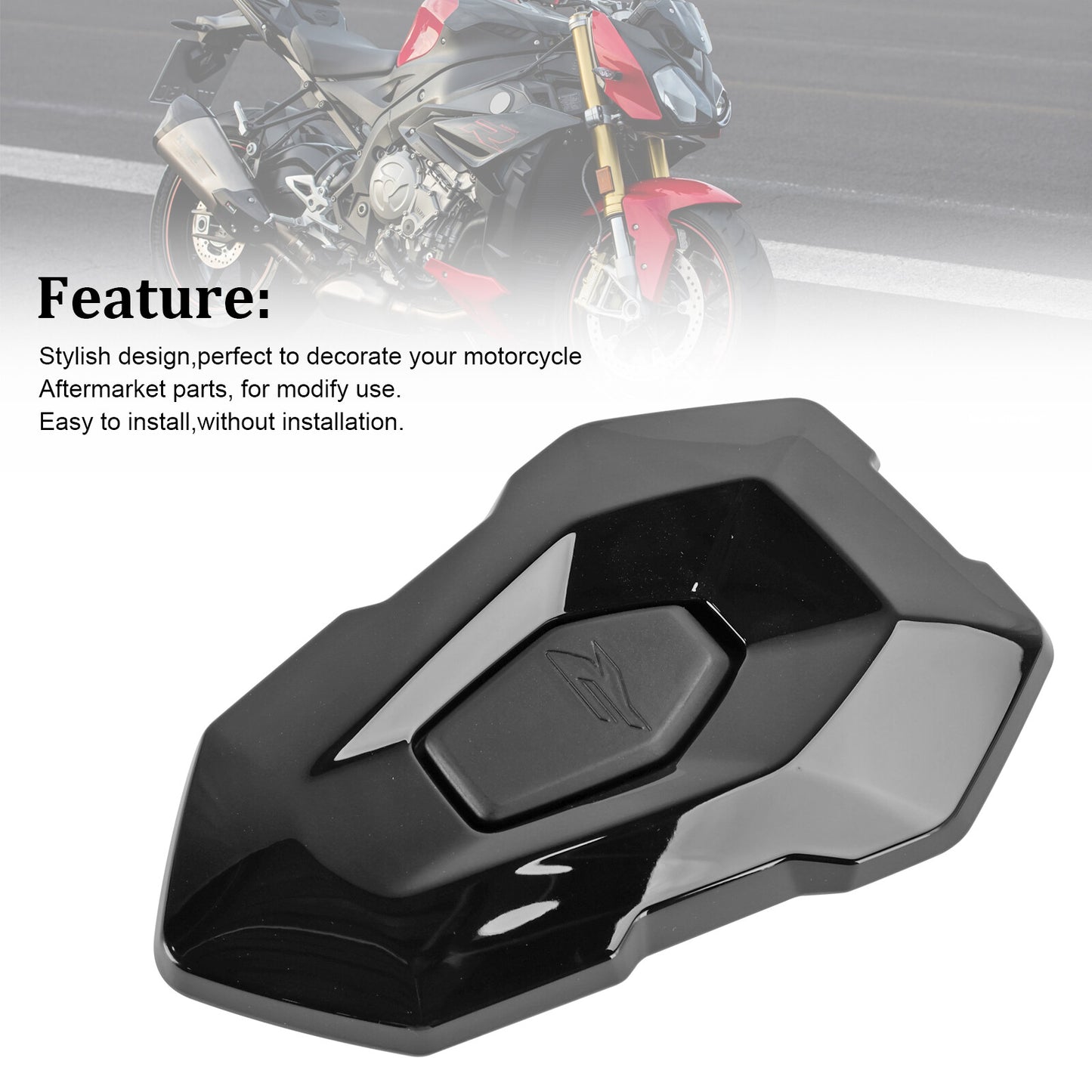 Tail Rear Seat Cover Fairing Cowl For BMW S1000R 2021-2024 M1000R 23-24 Black