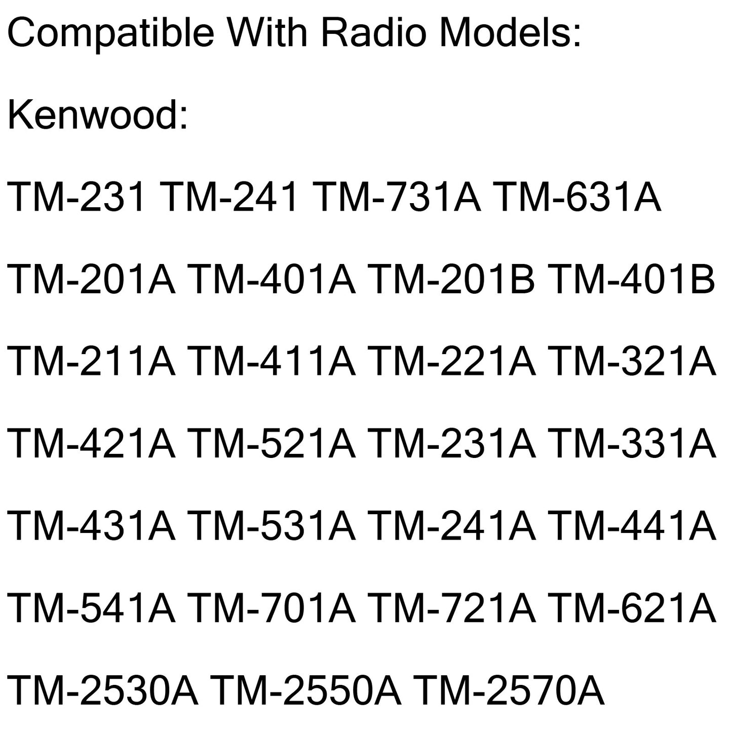 1Pcs MC-44 Microphone For Kenwood TM-231 TM-231A TM-241 TM-331A Radio