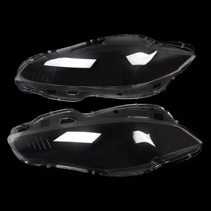 Pair Front Headlight Lens Cover Shell Clear For Jaguar XJ XJL 2010-2019