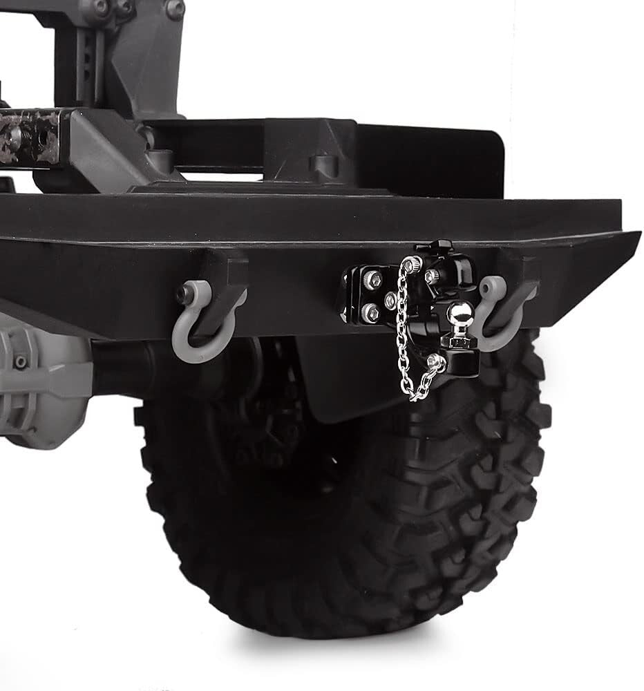Metal Hitch Trailer Hook Receiver Kit For SCX10 Traxxas TRX4 1/10 RC Crawler Car
