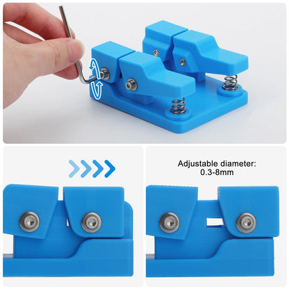 Welding Soldering Station Silicone Wire Clamp Bracket Worktable Retaining Clip