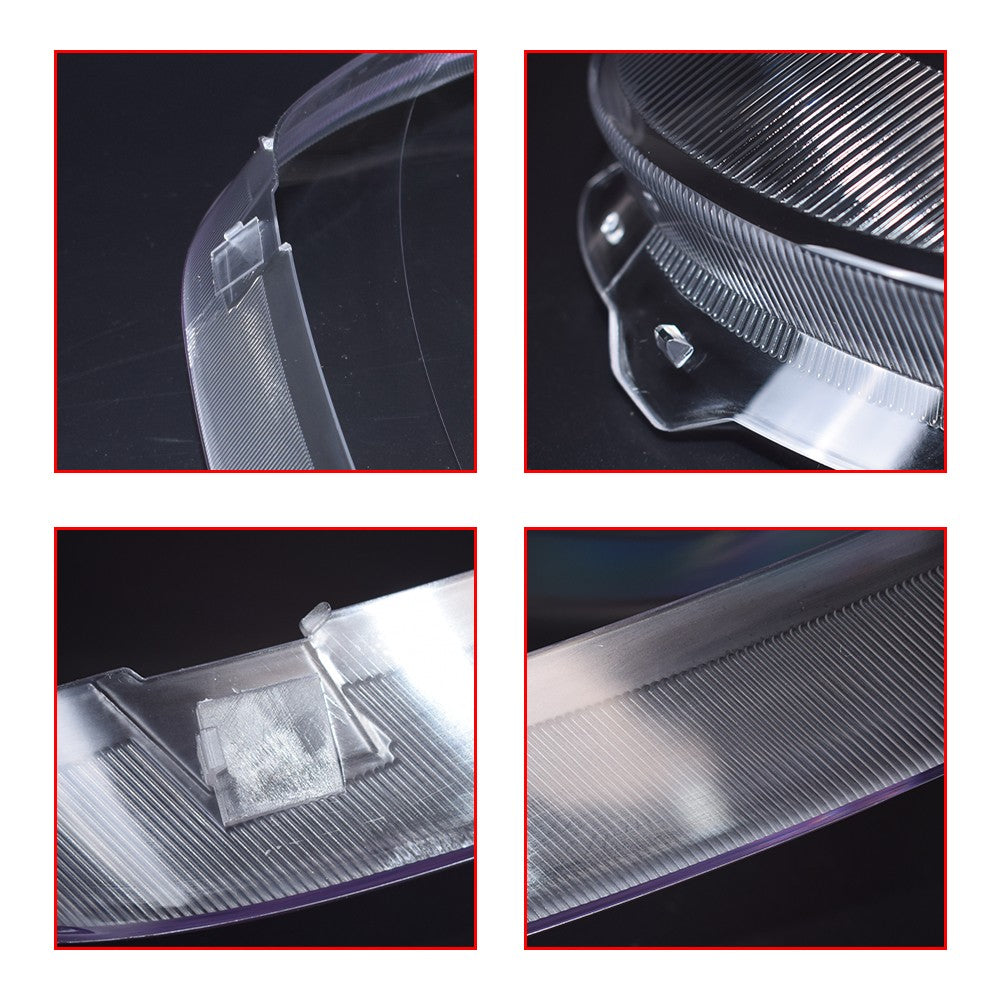 For Porsche Cayenne 2003-2006 Car Headlight Clear Lens Headlamp Cover Shell+Glue